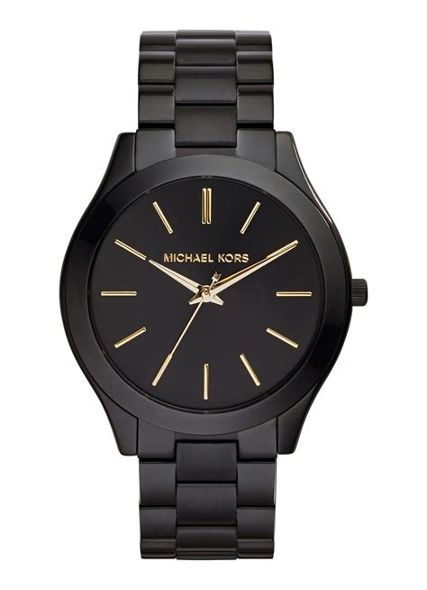 zwarte michael kors horloge vrouwen|Zwarte horloges .